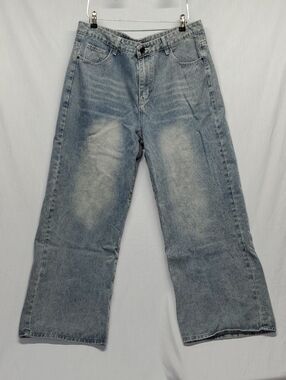 Extra Baggy Men's Light Wash Blue Jeans #284